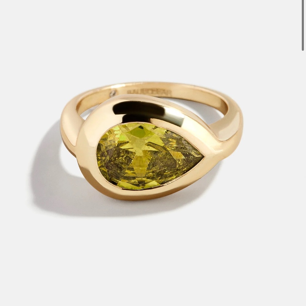 Baublebar Peridot Pear Ring